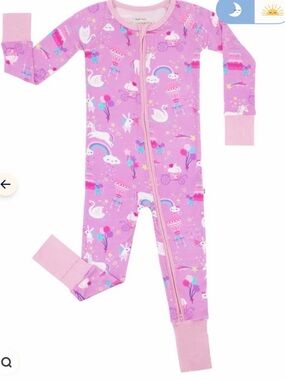 Little Sleepies "Magical Birthday" Zippy sleeper pajamas 18-24 months